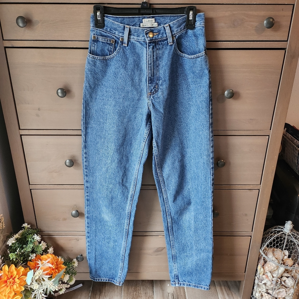 L.L. Bean Denim Jeans Orignal Fit / Traditional Size 6 Tall - Picture 1 of 7